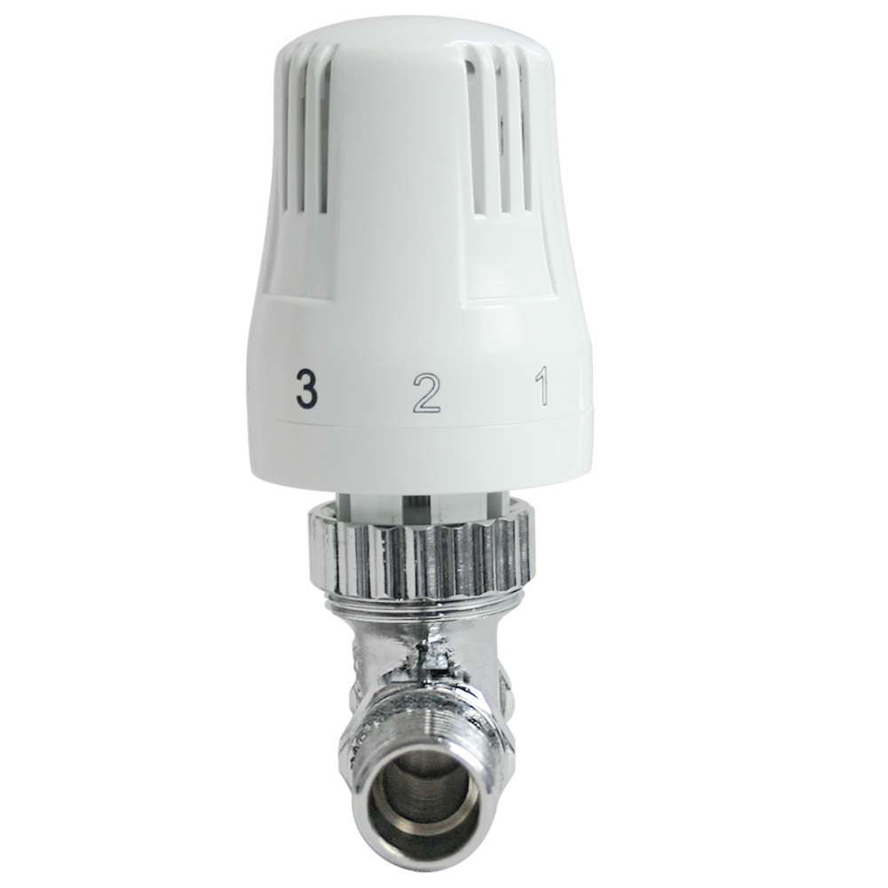 Thermostatic Towel Rails Radiators valve White Grey Chrome Single Piece eBay