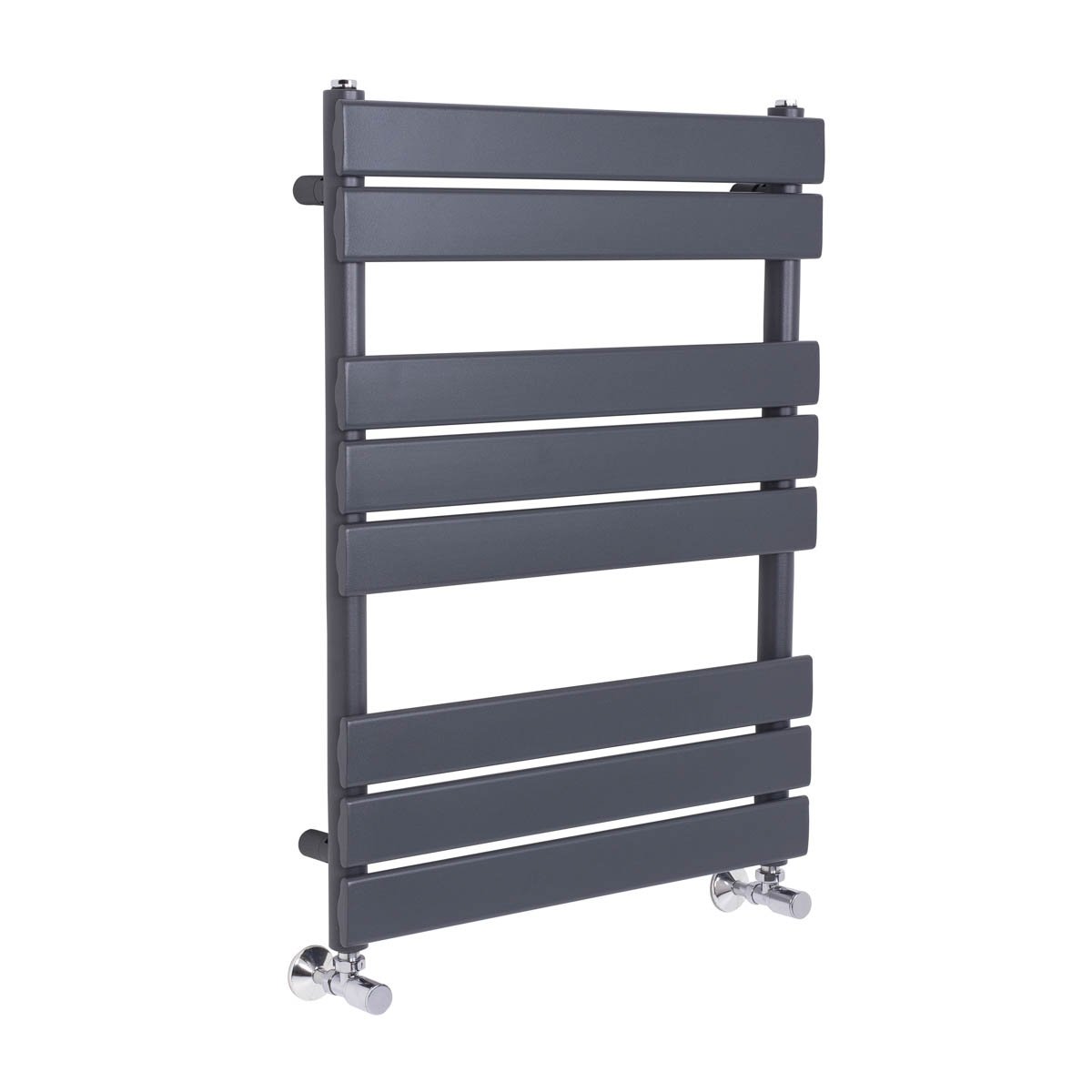 Designer Flat Panel Heated Bathroom Towel Rail Radiator Chrome