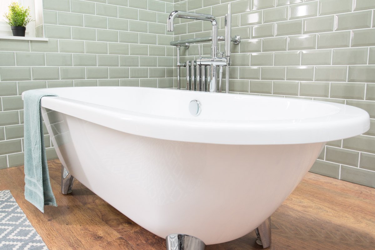 extra large roll top bath