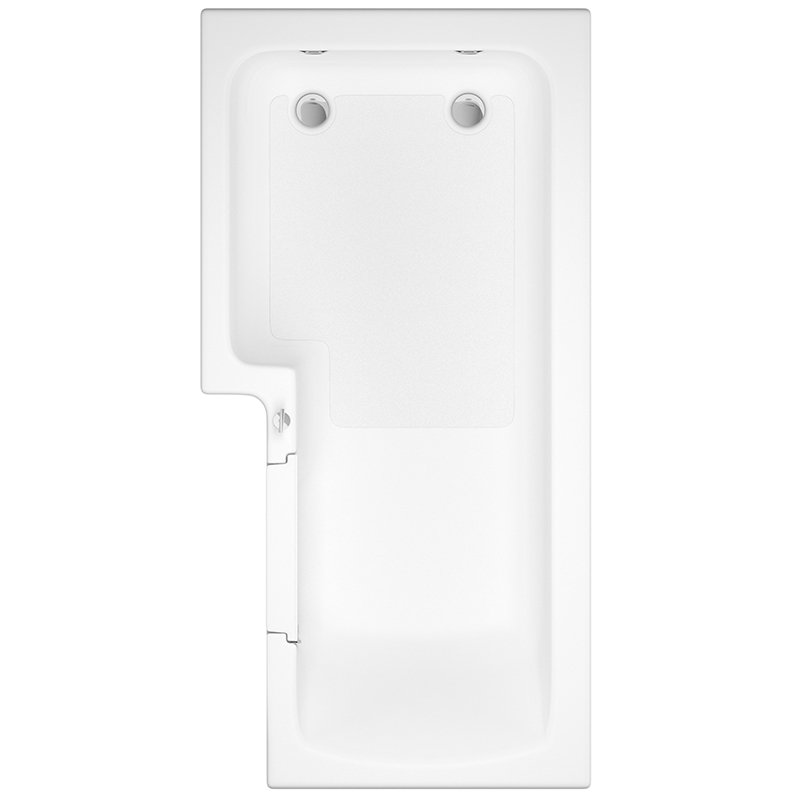 l shaped walk in shower screen